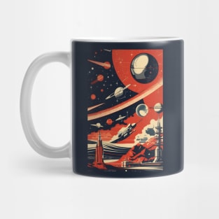 Soviet space art Mug